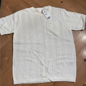 H&M White Short Sleeve Tee for Kids